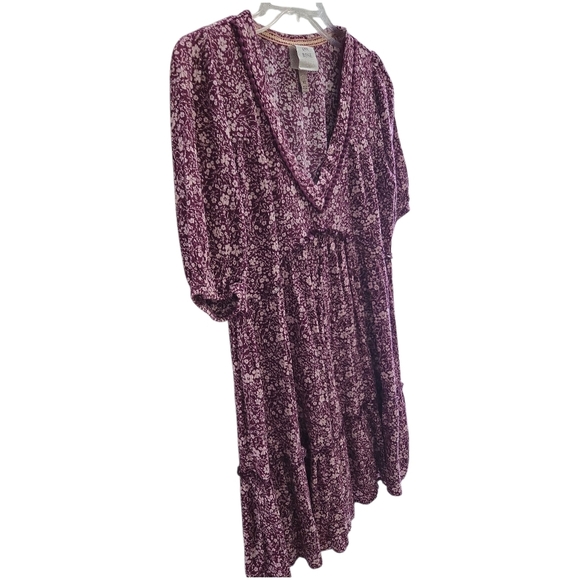 Knox Rose Mauve Floral Patterned Dress - Picture 2 of 6